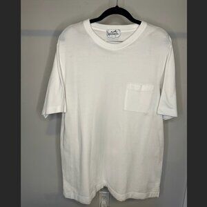 Hermes Men's White Crewneck